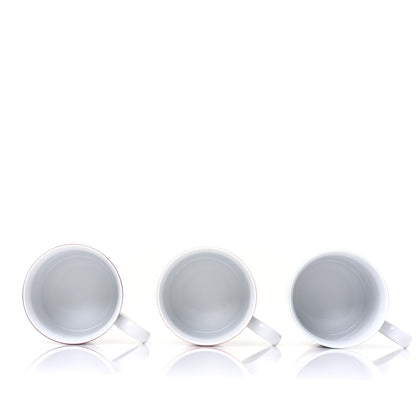 Hermes Porcelain Cheval A La Couverture Mug Set of 3 5 of 14