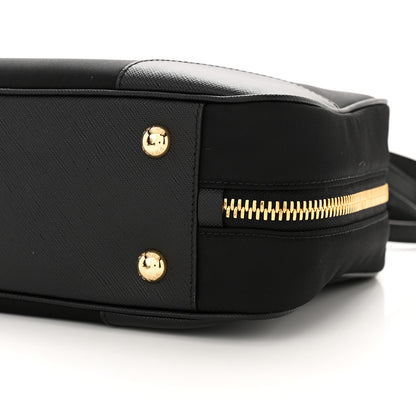 Prada Re-Nylon Saffiano Medium Re-Edition 1978 Two Handle Bag Black 9 of 10