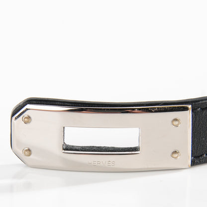 Hermes Chamonix Kelly Double Tour Bracelet S Black 4 of 7