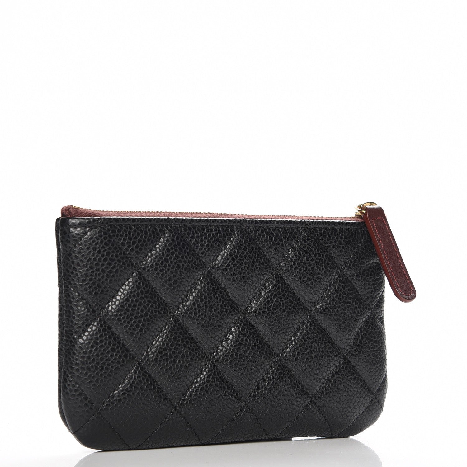 Chanel Caviar Quilted Small Cosmetic Case Black 3 of 8