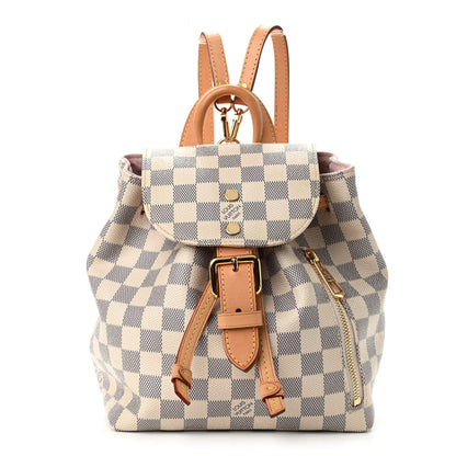 Louis Vuitton Damier Azur Sperone BB Backpack 1 of 12