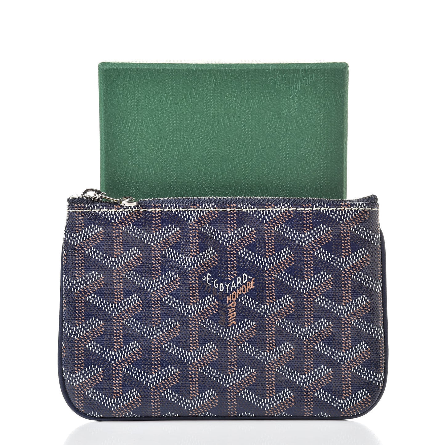 Goyardine Mini Senat Pochette Navy