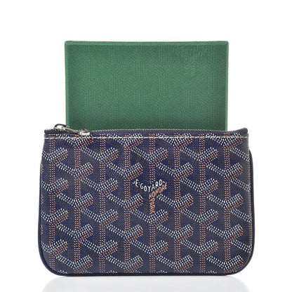 Goyard Goyardine Mini Senat Pochette Navy 8 of 8