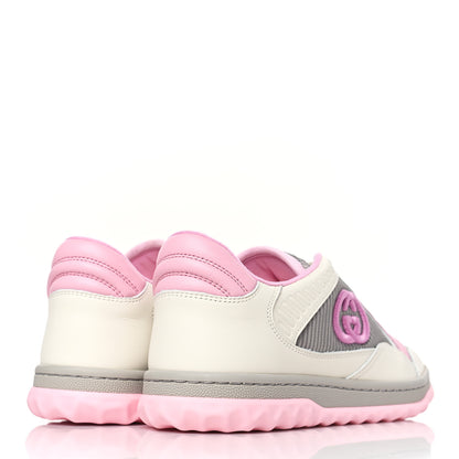 Gucci Dali Soft Calfskin Womens Mac80 Sneakers 37 Off White Grey Sky Light Rose 5 of 8