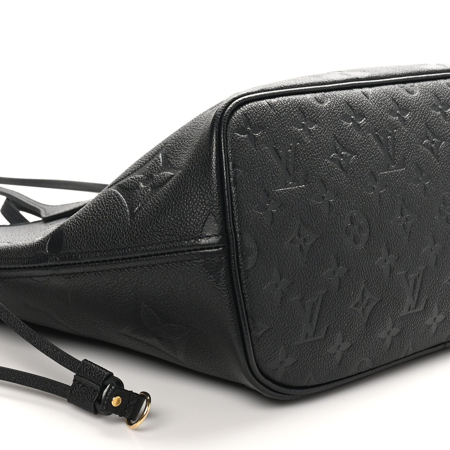 Louis Vuitton Empreinte Monogram Giant Neverfull MM Black 9 of 10
