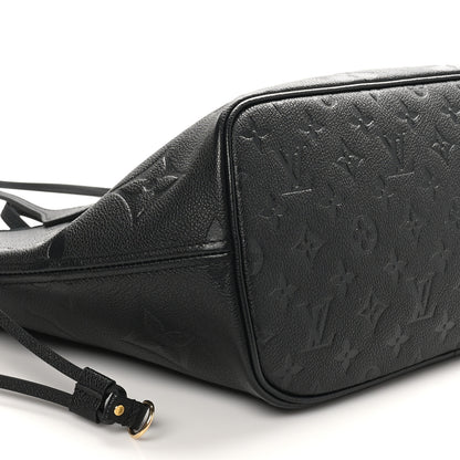 Louis Vuitton Empreinte Monogram Giant Neverfull MM Black 9 of 10