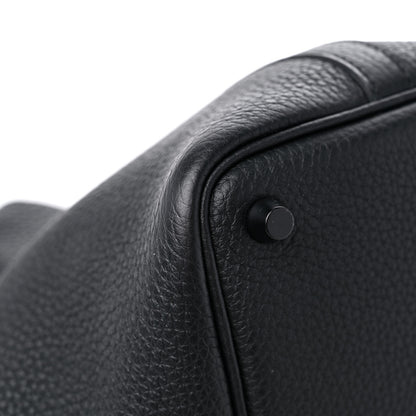 Hermes Taurillon Clemence Monochrome Picotin Lock 18 PM Black 10 of 12