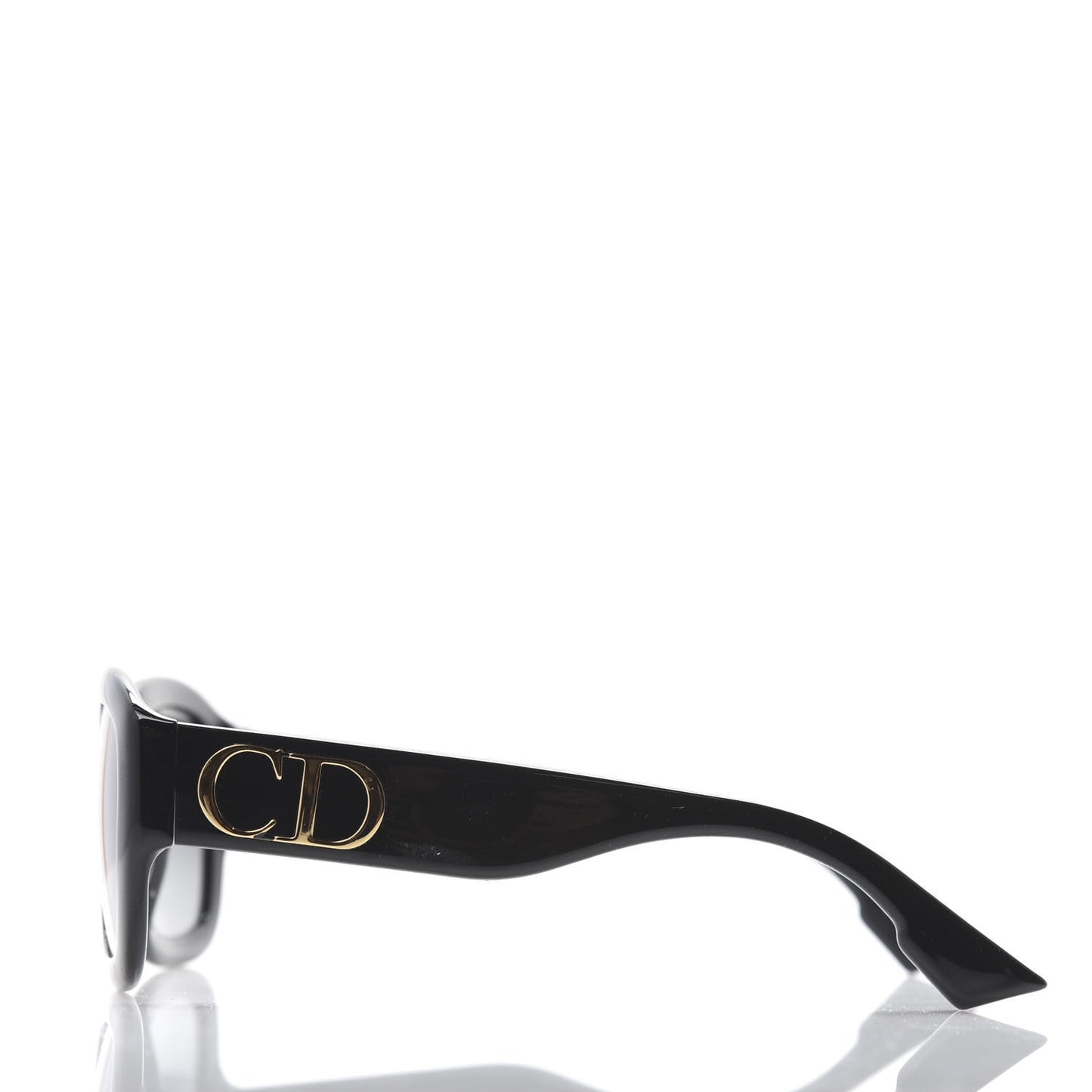 CHRISTIAN Acetate D Dior Sunglasses Black