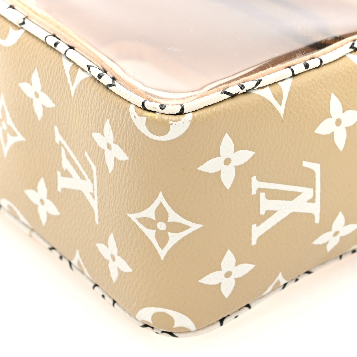 Monogram Giant Beach Pouch Kaki
