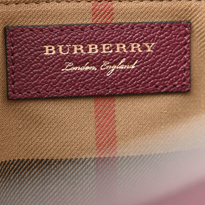 Burberry Soft Grain Medium Buckle Tote Dark Plum 6 of 11