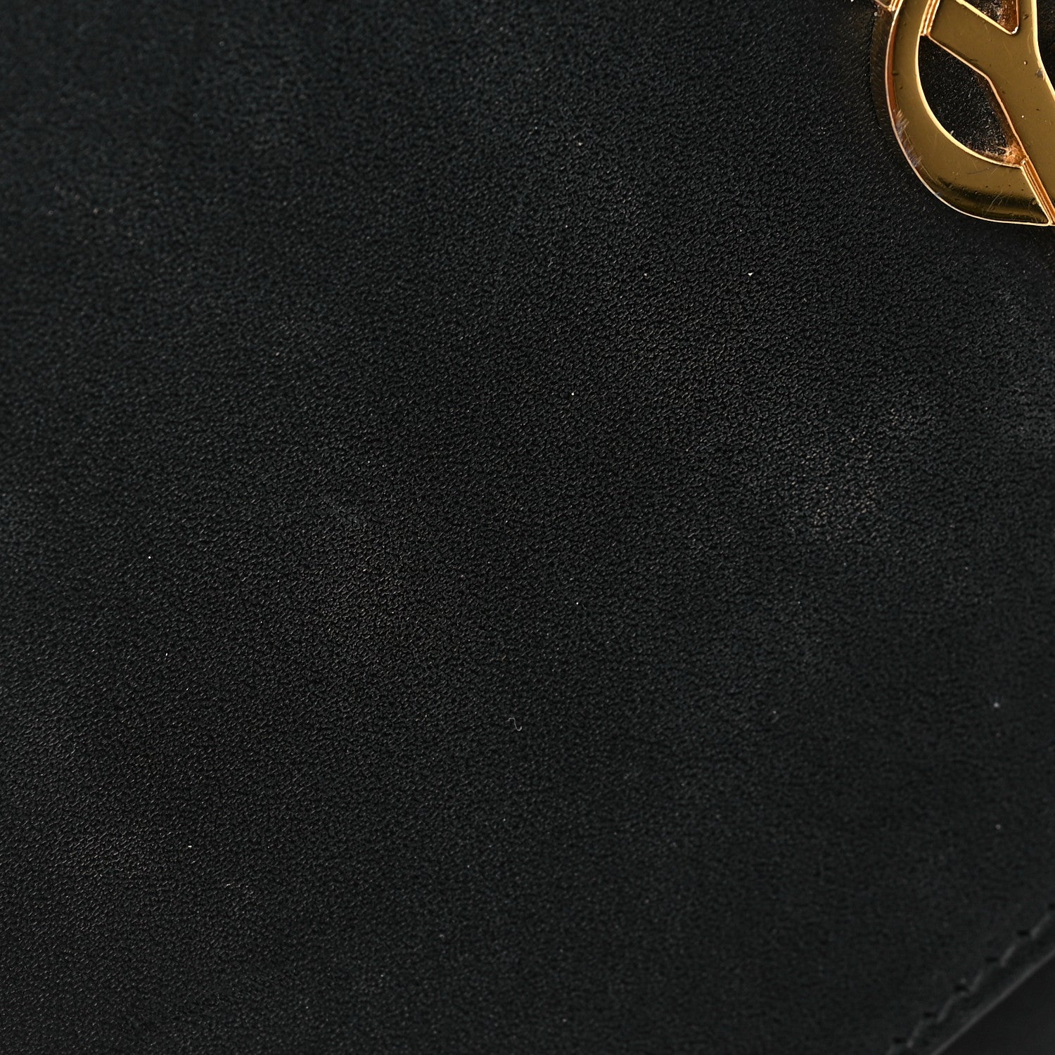 Saint Laurent Smooth Calfskin Classic Monogram Kate Tassel Chain Wallet Black 8 of 9