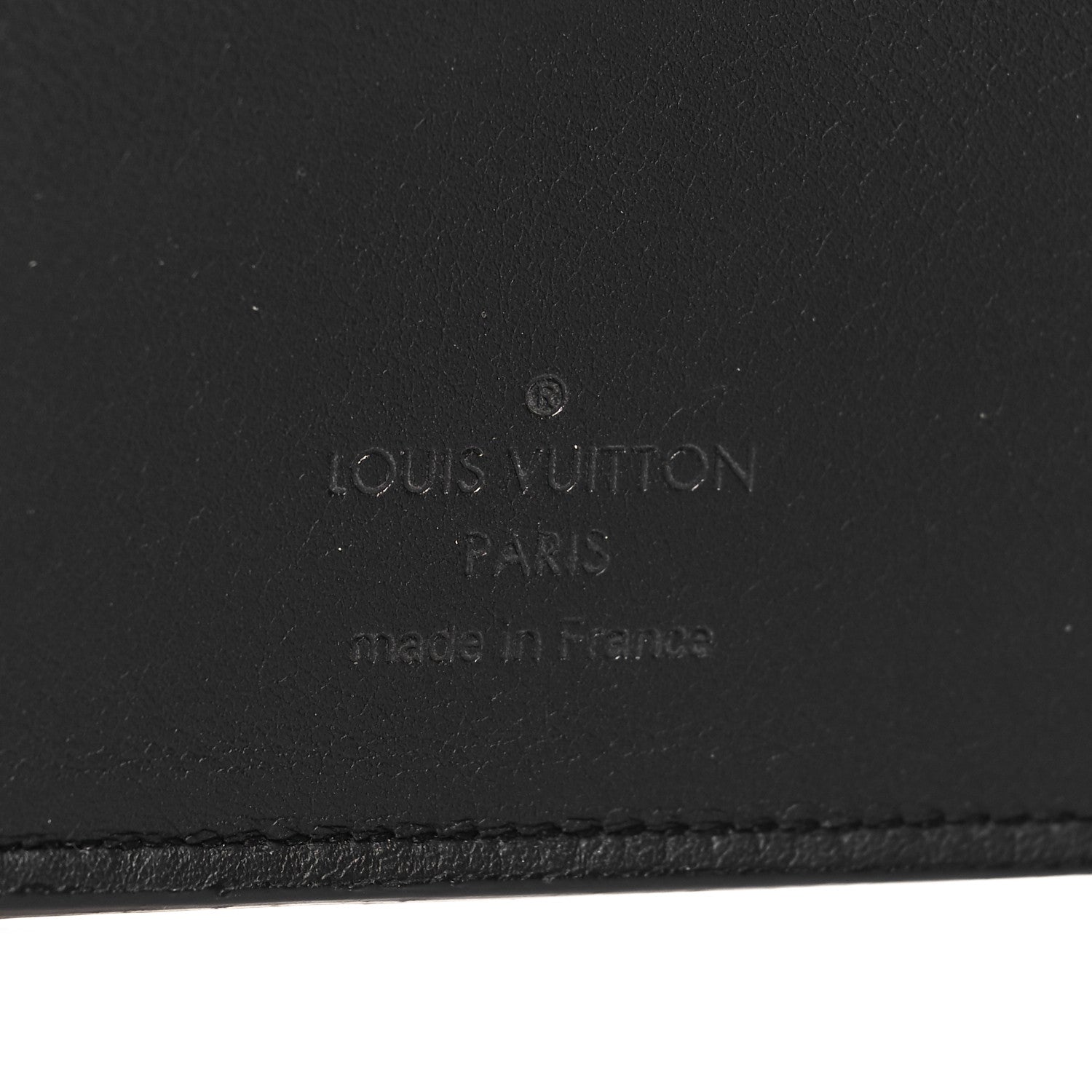 Louis Vuitton Calfskin Monogram Shadow Multiple Wallet Black 6 of 6
