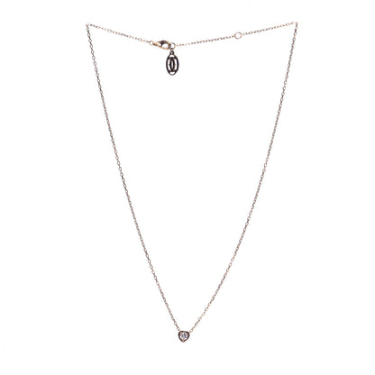 Cartier 18K Pink Gold Diamond D'Amour Heart Pendant Necklace 3 of 6