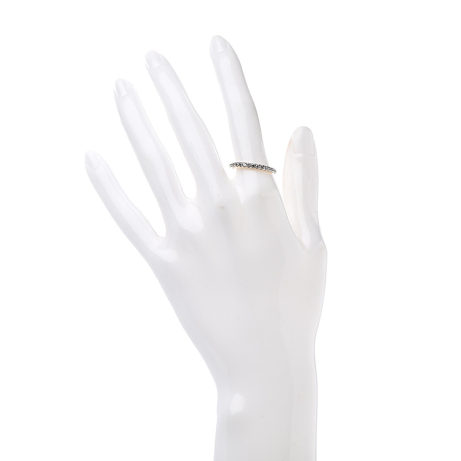 David Yurman 18K Yellow Gold Diamond 2mm Cable Collectibles Band Ring 54 7 2 of 5