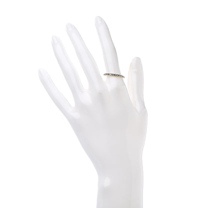David Yurman 18K Yellow Gold Diamond 2mm Cable Collectibles Band Ring 54 7 2 of 5