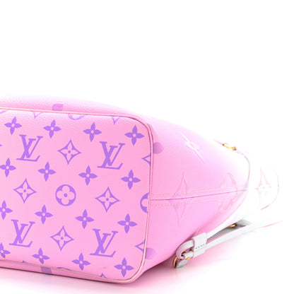 Louis Vuitton Monogram Giant Spring In The City Neverfull MM Sunrise Pastel 9 of 9