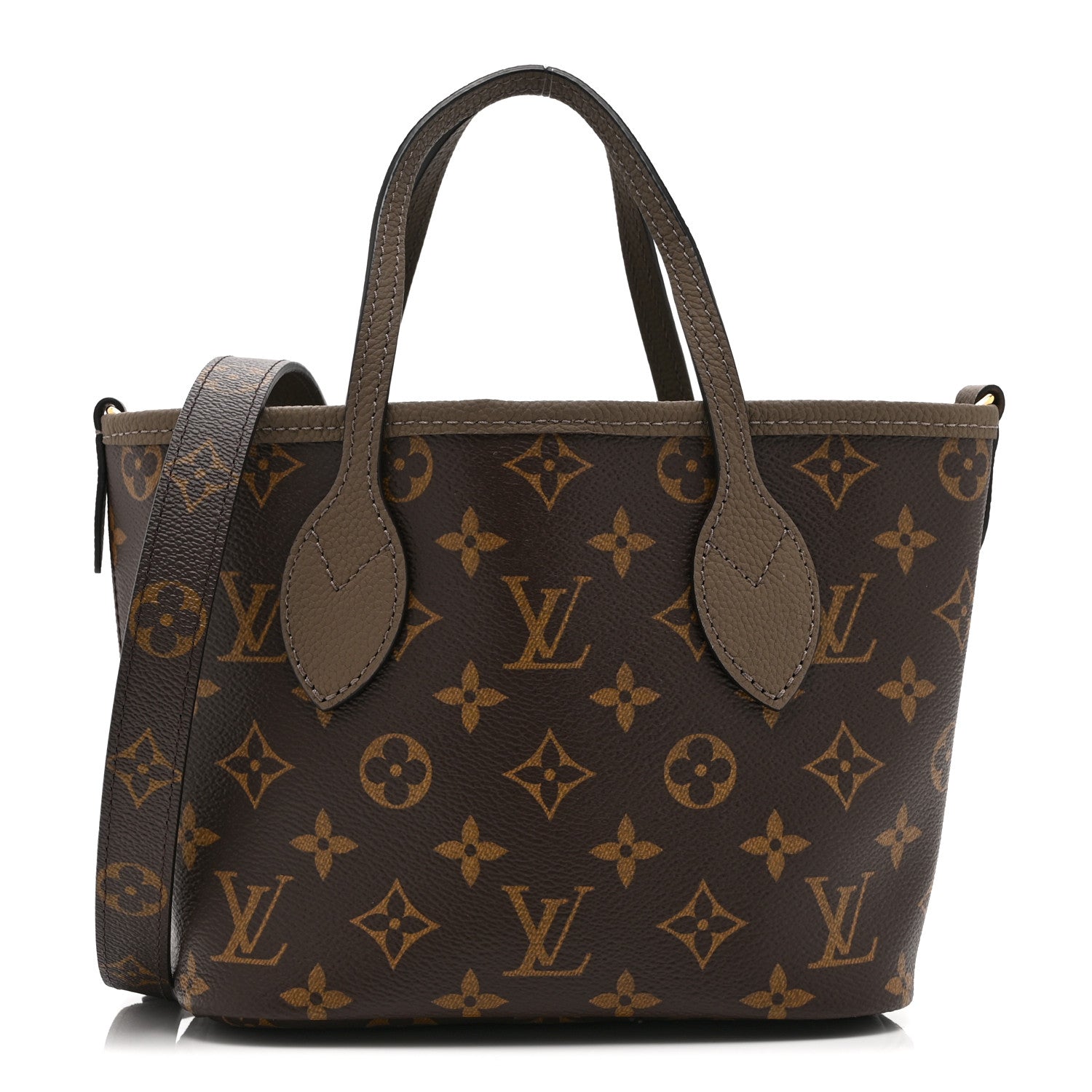 Louis Vuitton ダークブラウン トートバッグ Louis Vuitton Monogram Neverfull Inside Out Bandouliere BB Dark