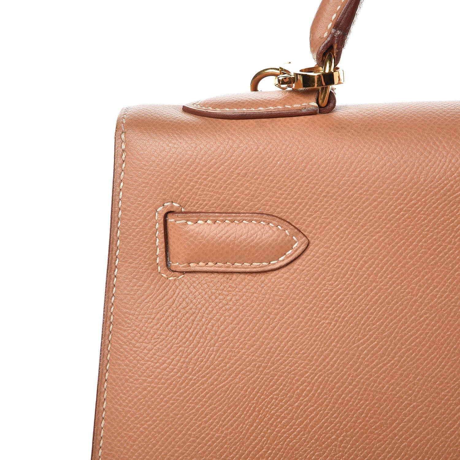 Hermes Courchevel Kelly Sellier 32 Gold 12 of 38
