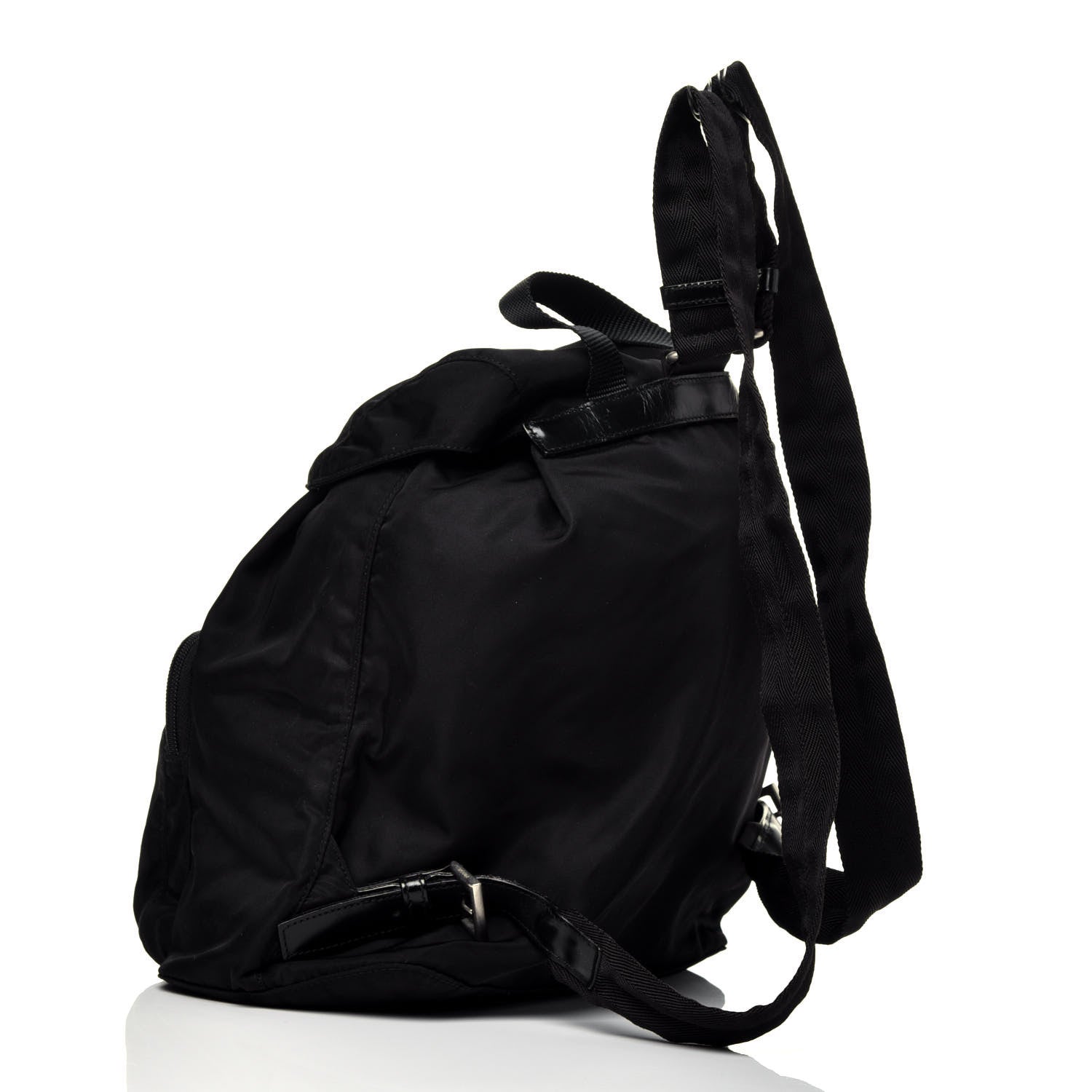 Prada Nylon Vela Medium Cinch Backpack 2 of 7