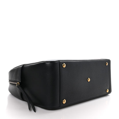 Gucci Calfskin Kingsnake Print Duffle Black 4 of 10