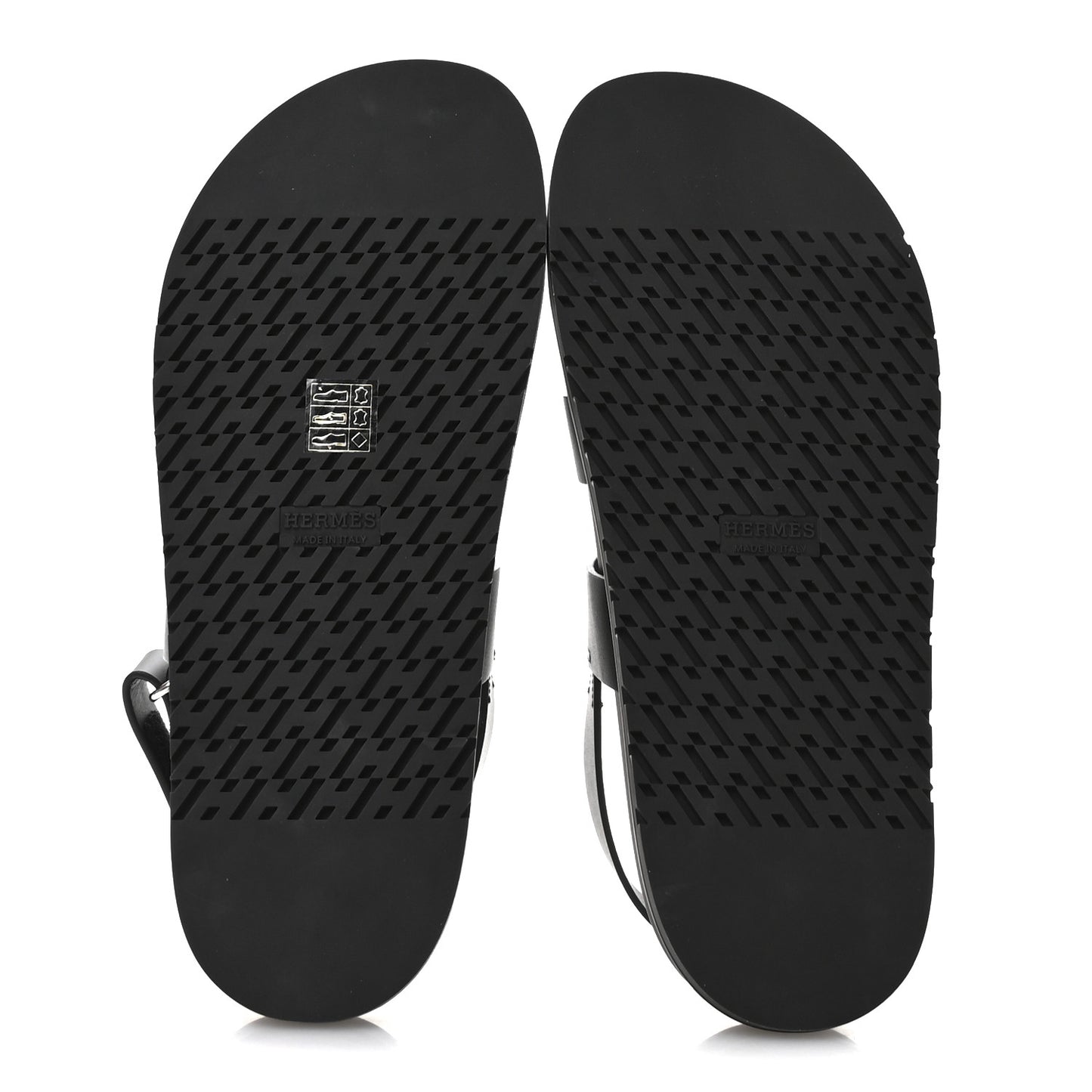 Calfskin Womens Genius Sandals 39.5 Black
