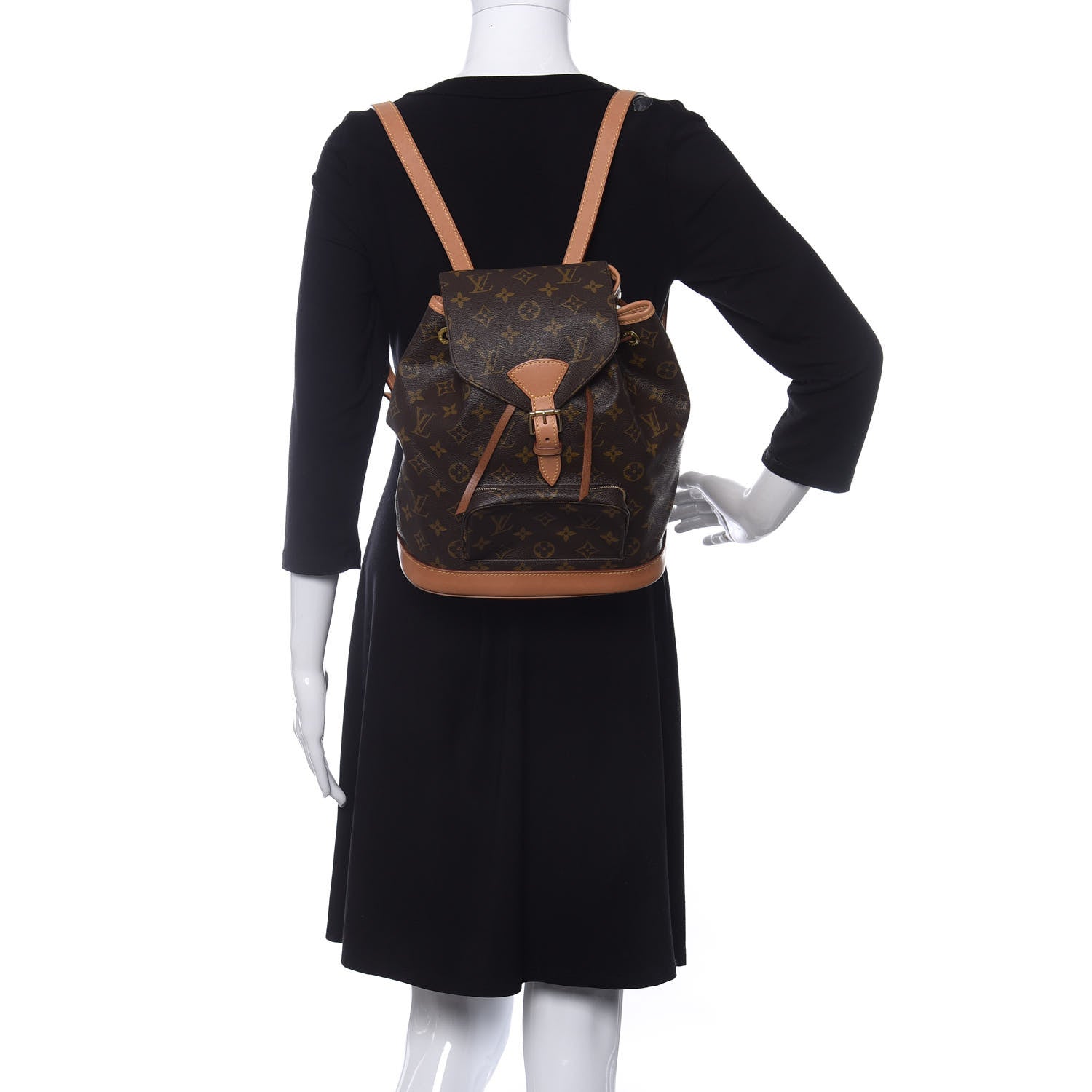 Louis Vuitton Monogram Montsouris MM Backpack 2 of 11