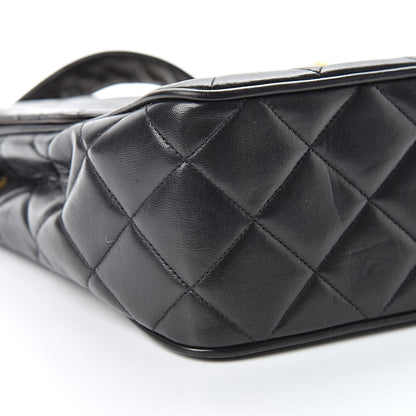 Chanel Lambskin Quilted Single Flap Black 10 of 13
