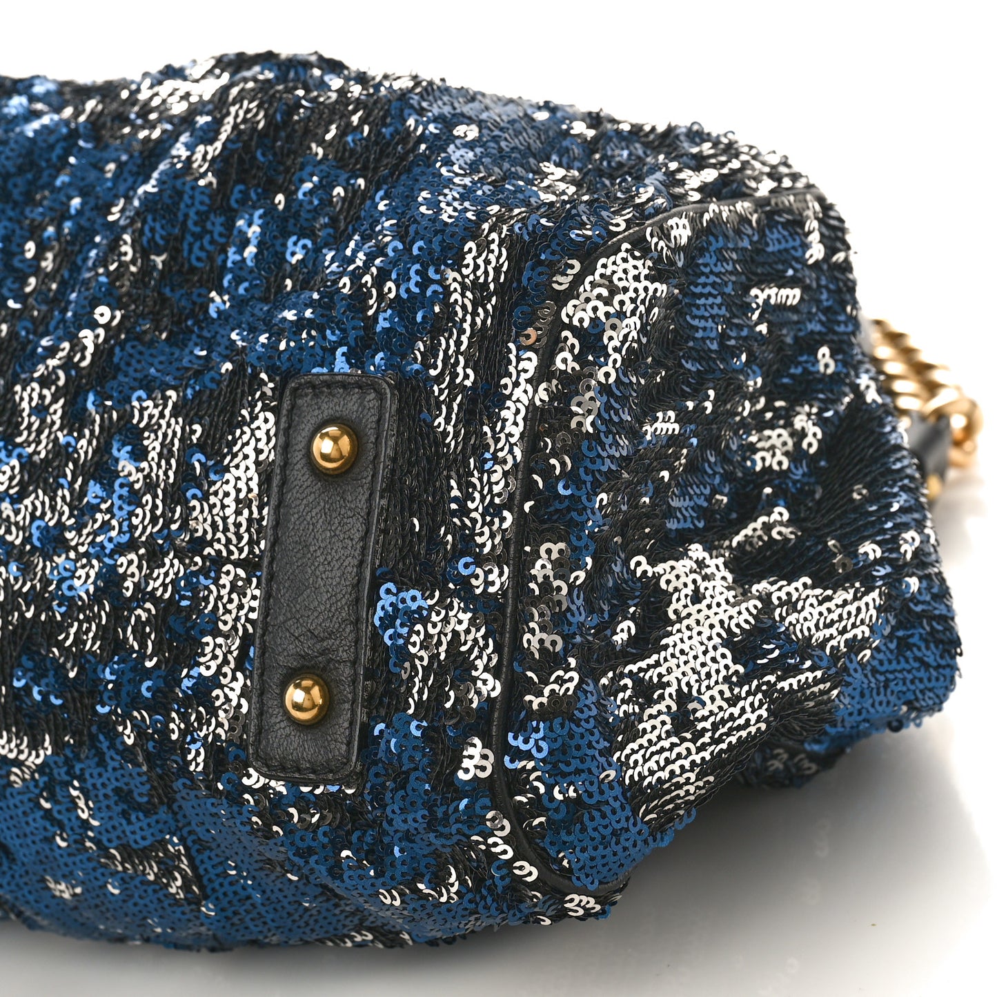 Sequined New York Rocker Stam Blue