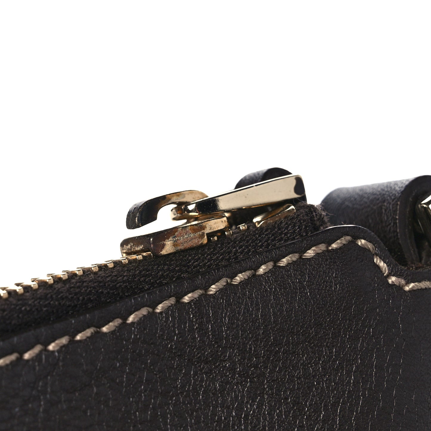 Monogram Small D Gold Ring Messenger Dark Brown