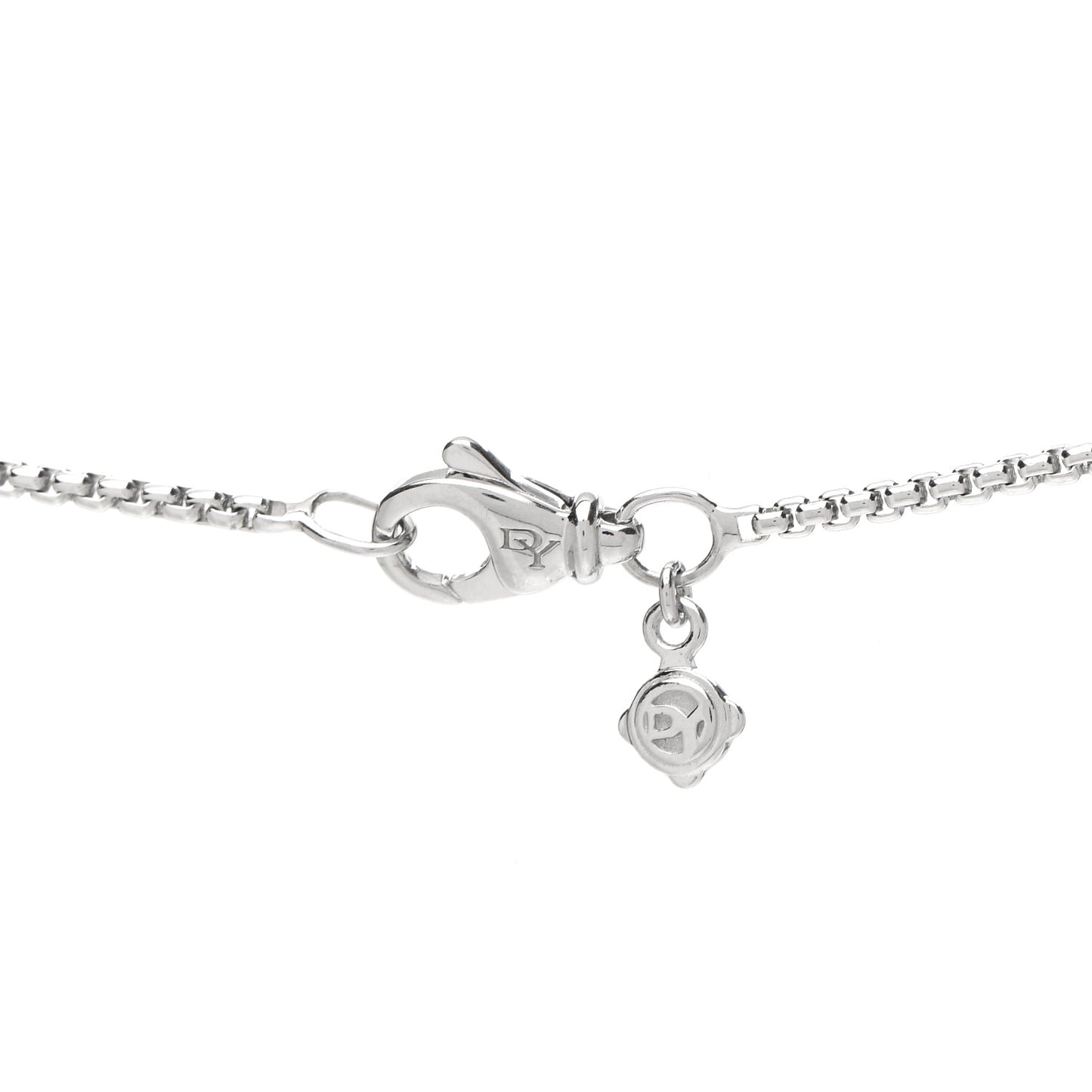 Sterling Silver Diamond 35mm Crossover Cross Necklace