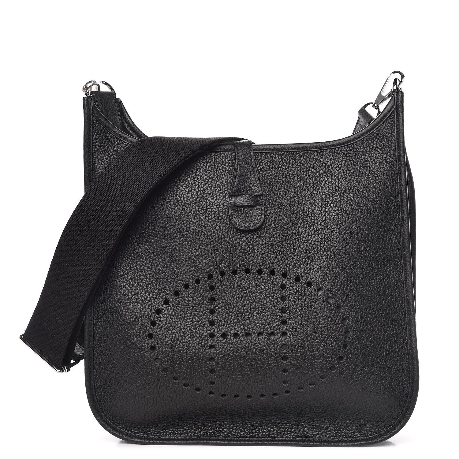 Hermes Taurillon Clemence Evelyne III PM Black 1 of 10
