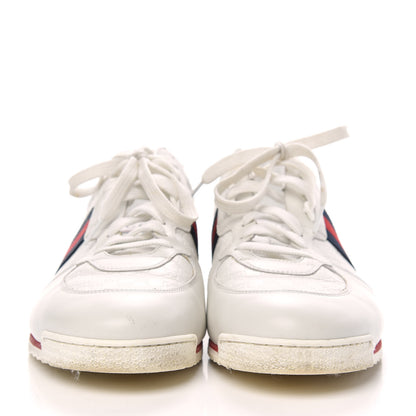 Gucci Microguccissima Mens Web Sneakers 12 White 2 of 11