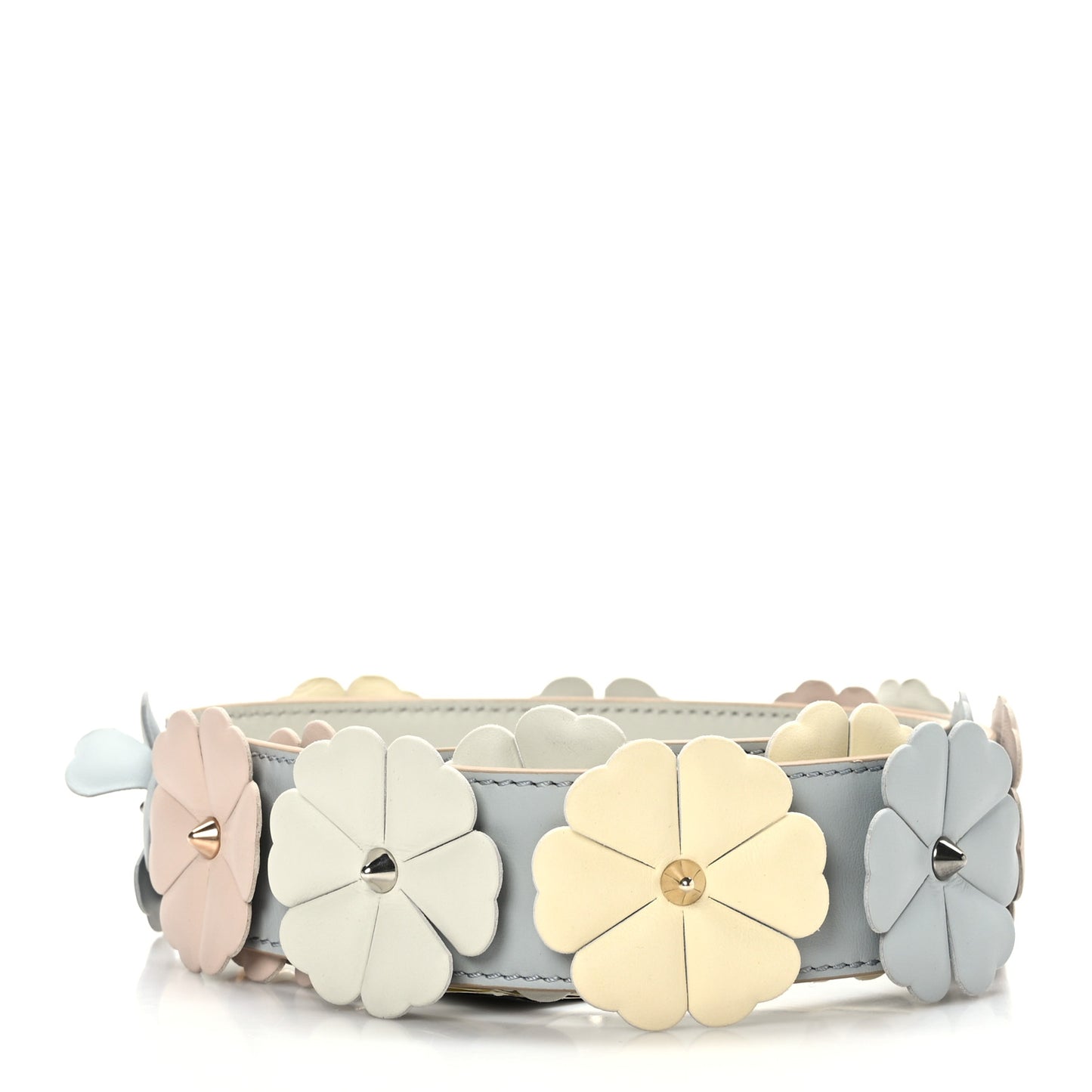 Calfskin Flowerland Studded Strap You Dove