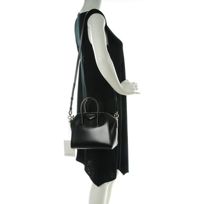 Givenchy Shiny Lord Calfskin Mini Antigona Black 2 of 7