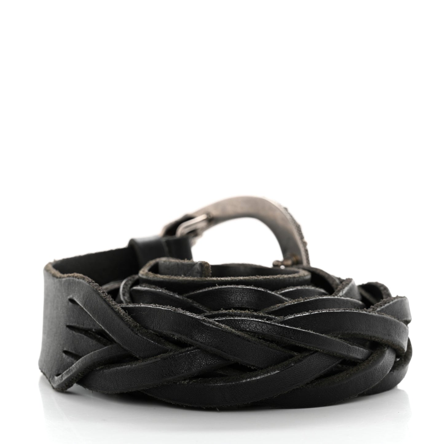 Calfskin Braided Dionysus Belt 105 42 Black