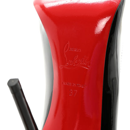 Christian Louboutin Patent Pigalle Follies 100 Pumps 37 Black 7 of 9