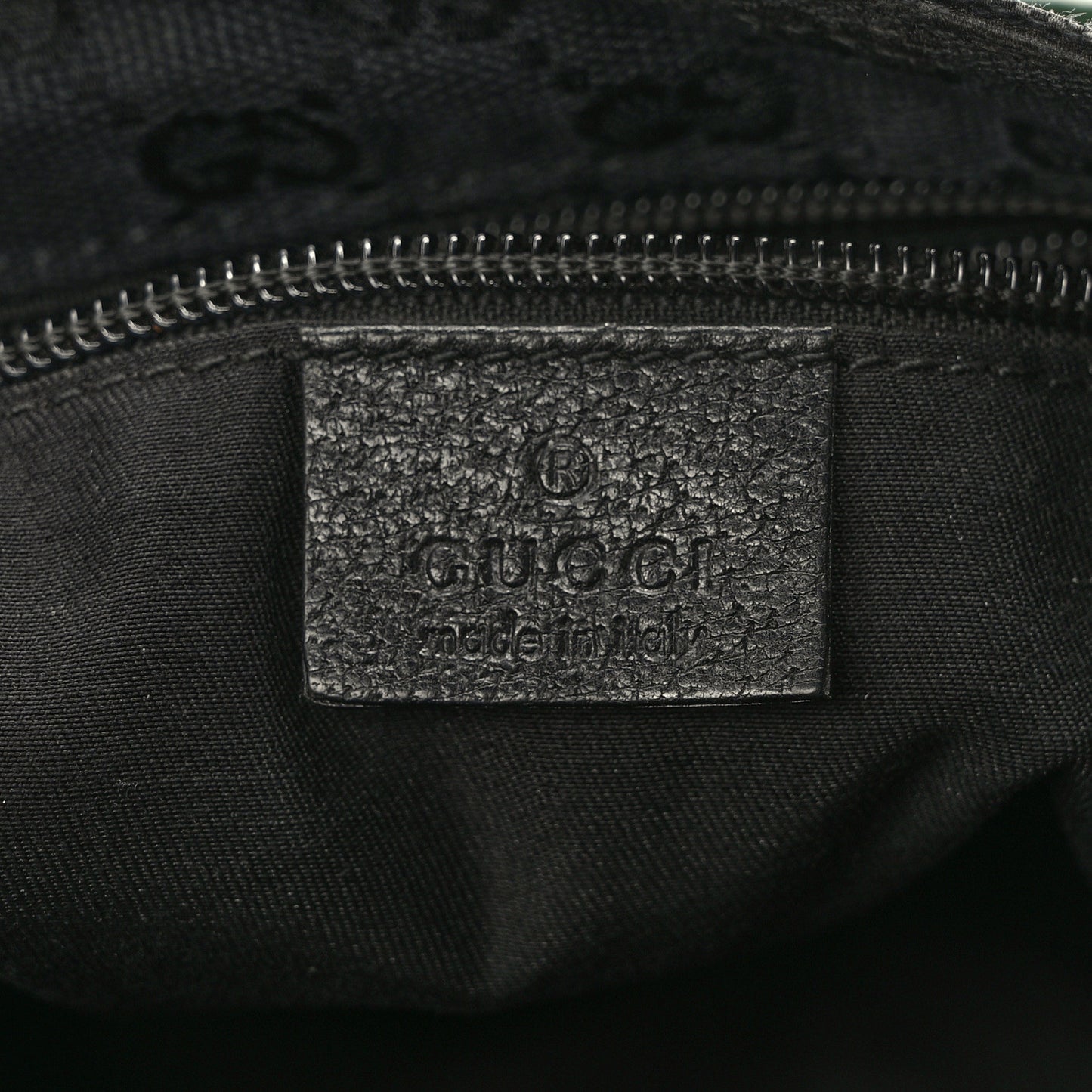 Monogram Web Small Flat Messenger Bag Black