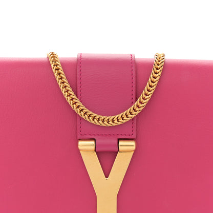 Saint Laurent Calfskin Small Classic Y Satchel Fuchsia 9 of 14