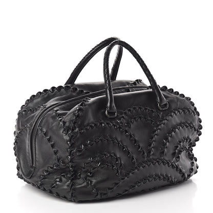 Bottega Veneta Nappa Karung Intrecciato San Marco Tote Black 3 of 9