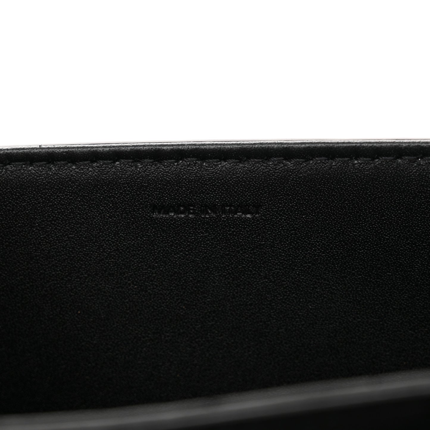 Shiny Calfskin Medium Triomphe Black