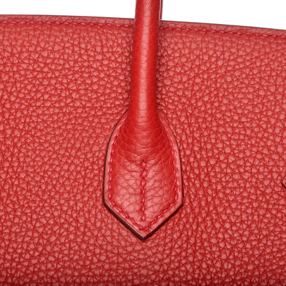 Hermes Togo Birkin 35 Rouge Casaque 22 of 27