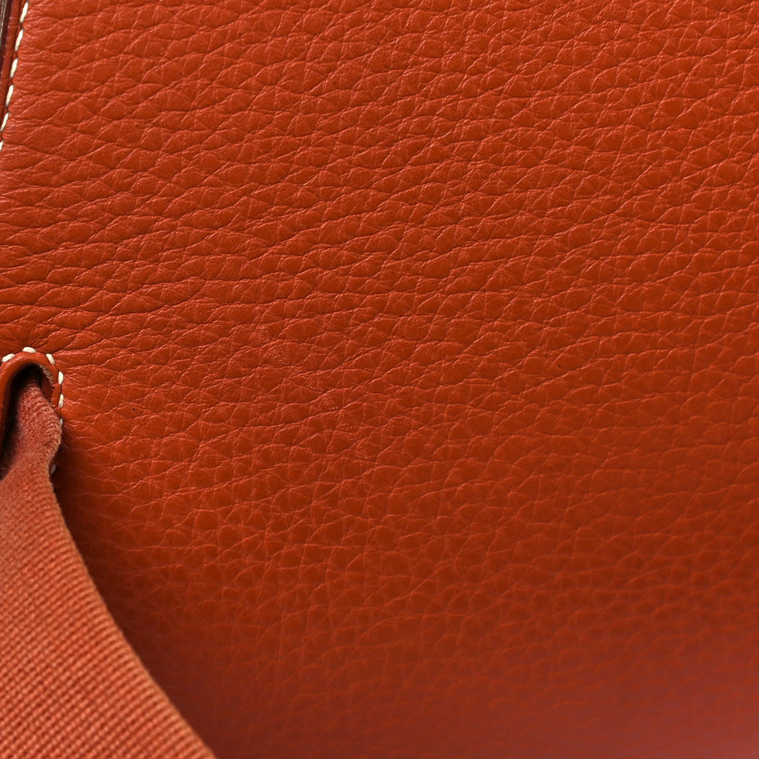 Hermes Taurillon Clemence Sherpa Backpack Gold 16 of 19