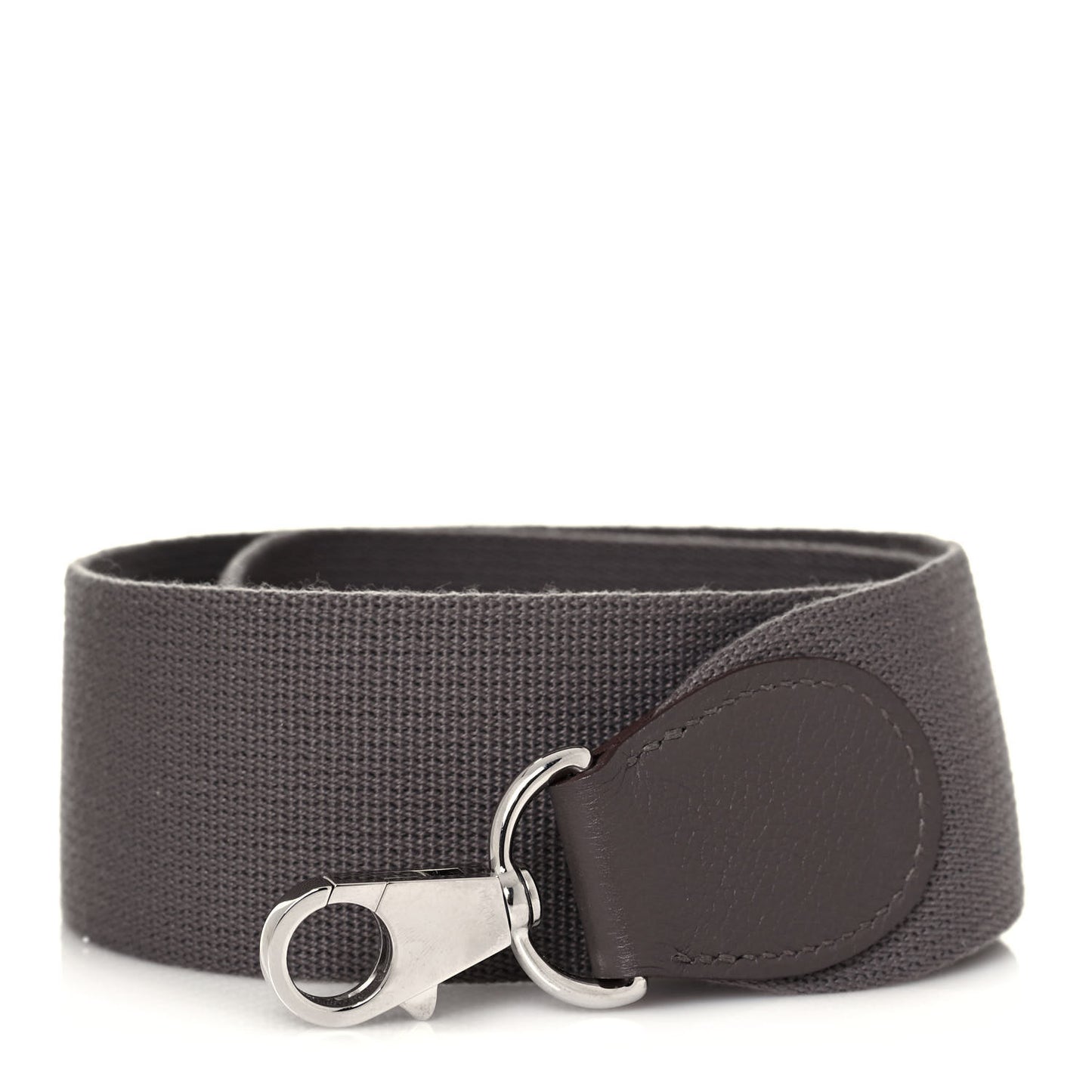 Toile Taurillon Clemence Shoulder Strap Etain