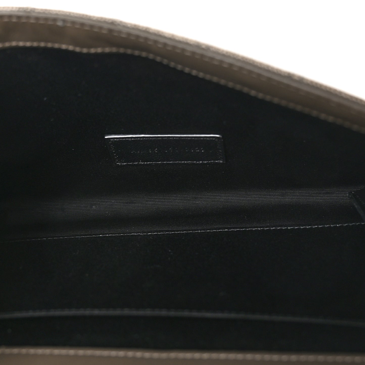 Grain De Poudre Textured Mixed Matelasse Triquilt Monogram Clutch Piombo