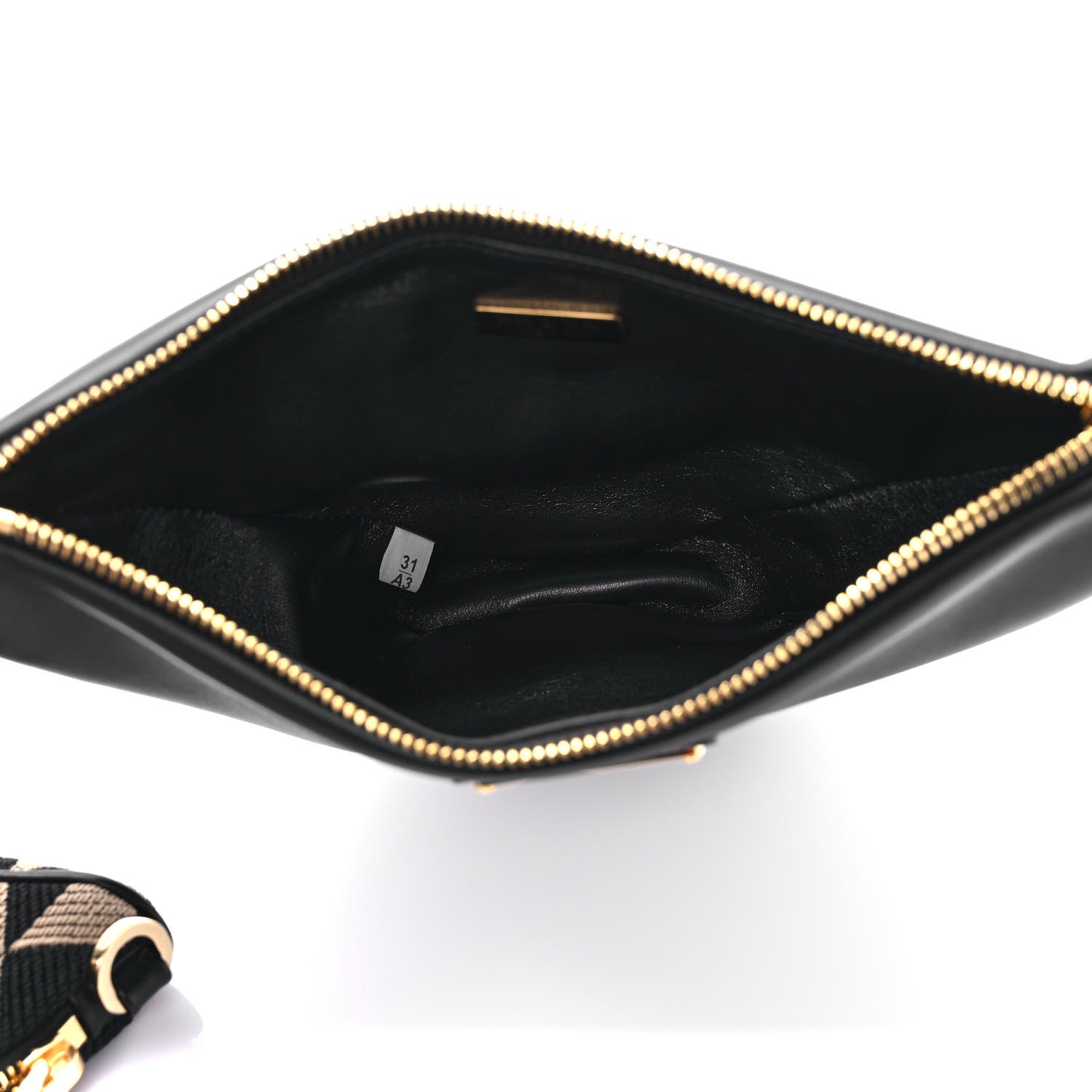 Prada Jacquard Calfskin Triangolo Symbole Embroidered Mini Triangle Double Bag Black Corda 5 of 9