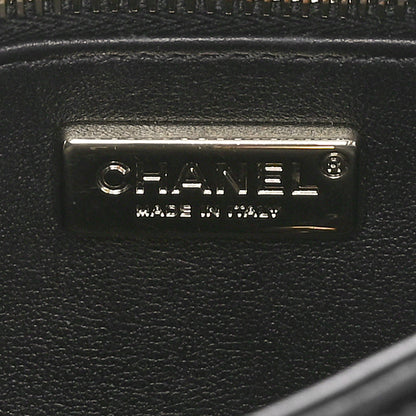 Chanel Sequin Small Single Flap Rectangular Flap Black Silver 6 of 11