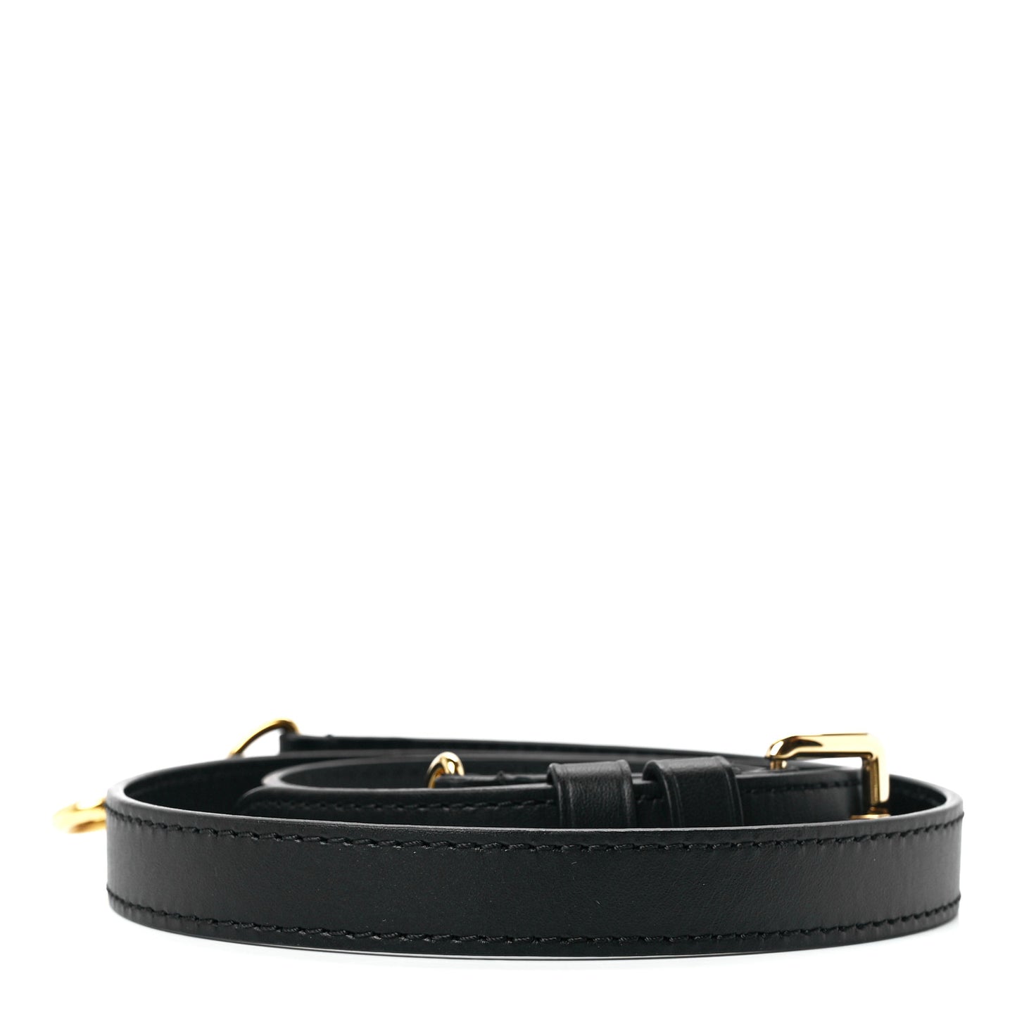 Calfskin 16mm Adjustable Shoulder Strap Black