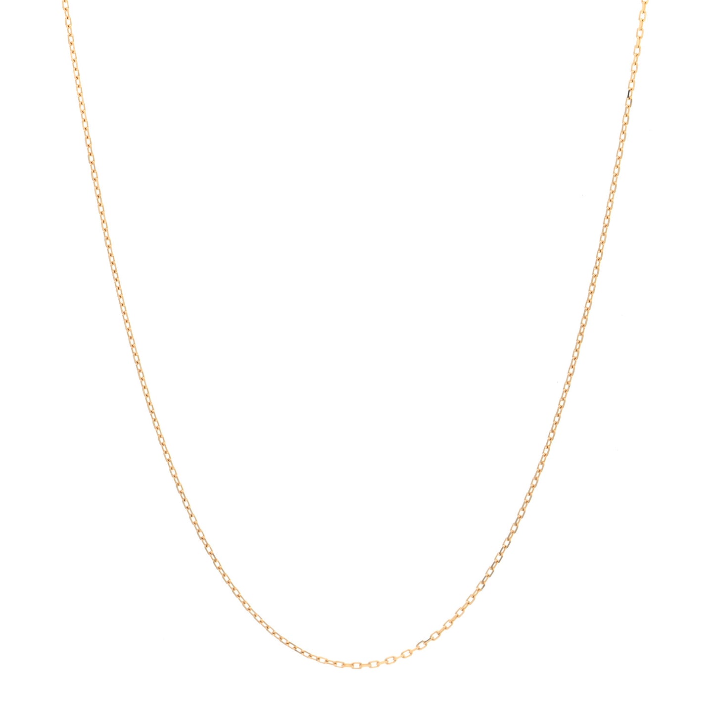18K Yellow Gold Chain Necklace