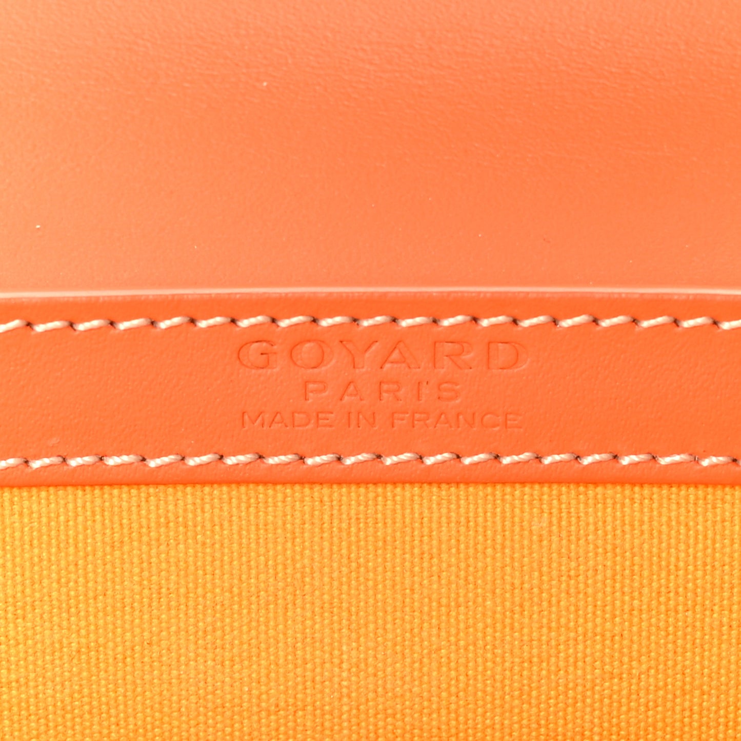Goyardine Structure Mini Saigon Orange