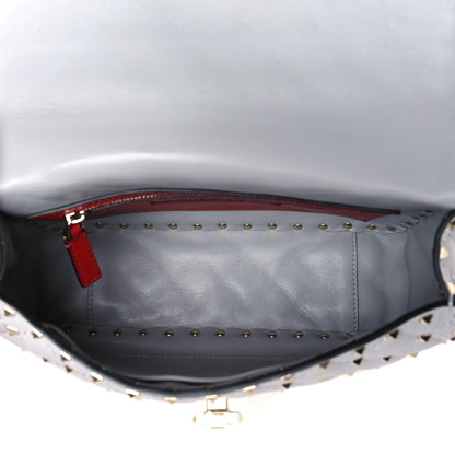 Valentino Garavani Nappa Medium Rockstud Spike Striped Shoulder Bag Multicolor 5 of 8